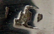 Russian silver beaker or charka: mark