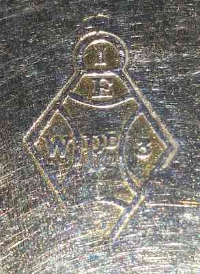 patent mark on Henry Wilkinson & Co silverplate