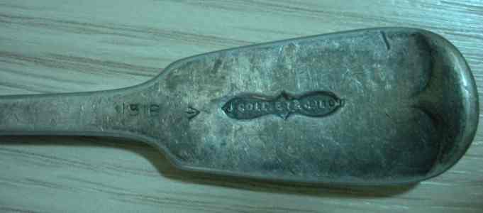 silverplate spoon John Collier & Co Ltd