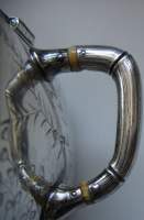 Silver teapot,  hallmarked London 1879