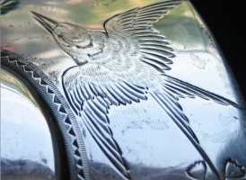 Silver teapot,  hallmarked London 1879