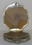 silver and gold  compact