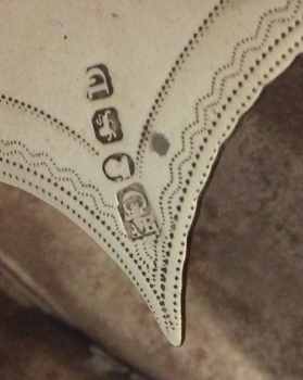 London 1799 hallmark on the rack
