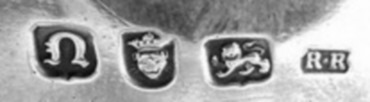 RR mark (pellet between, small dimension): Year 1768