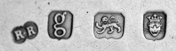 RR mark (pellet between in bilobed punch): Year 1782