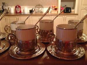coffee set, possibly Italian