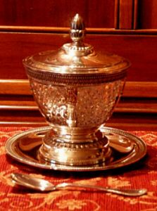 silver condiment set Ricci Argentieri - Alessandria
