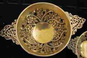 silver bonbon dish