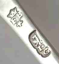 silver spoon, possibly Swiss