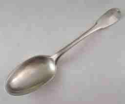 silver spoon, possibly Swiss