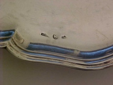Spanish 18th century silver salver