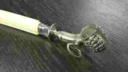 silver and ivory couvert  gigot