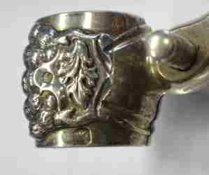 silver and ivory couvert  gigot