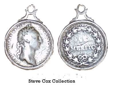 The medal in Steve Cox collection