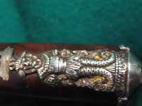 French shot-gun with silver mounts