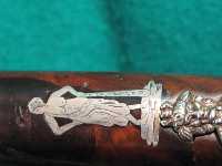 French shot-gun with silver mounts