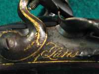 French shot-gun with silver mounts