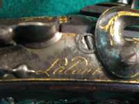 French shot-gun with silver mounts