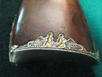 French shot-gun with silver mounts