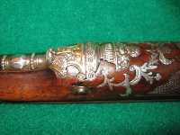 French shot-gun with silver mounts