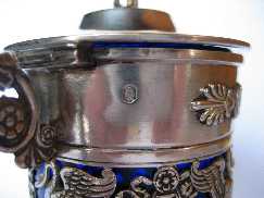 Art Nouveau cruet set:  Paul Canaux & Company, Paris, 1892-1911