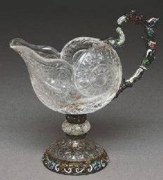 Hermann Ratzersdorfer rock crystal pitcher