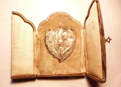silver religious icon