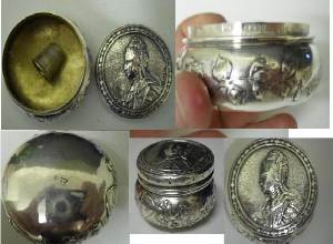 silver pill box