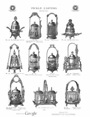Typical silverplated wares from a Meriden Britannia catalog