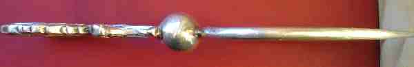 silver plated fork
