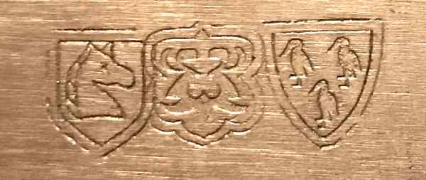 mark on a silverplate box