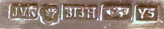 Marks on a Finnish silver knife