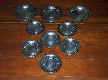 WMF silver plate coasters