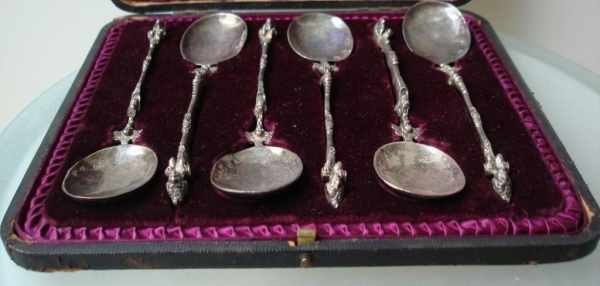 silver spoons from Hanau