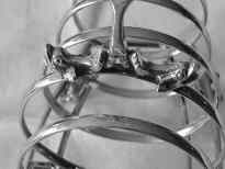 silver plate toast rack