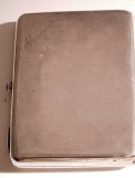 Estonian silver cigarette case