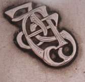 Estonian silver cigarette case