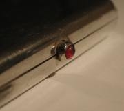 Estonian silver cigarette case