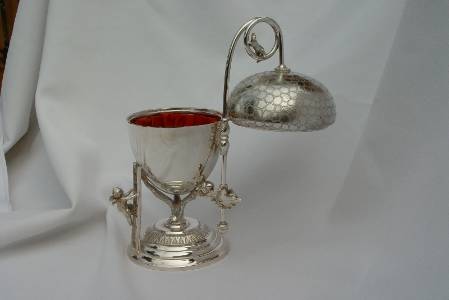 a silver plate acorn of unknown origin
