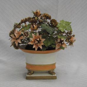Heirloom arrangement called 'Apricot Oval', as advertised The Magazine Antiques, November 1977
