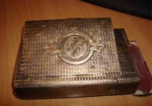 Russian cigarette case or tobacco box