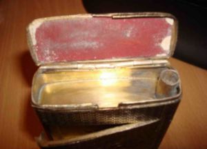 Russian cigarette case or tobacco box