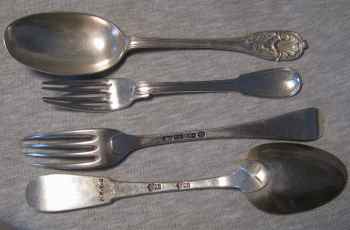 flatware set of unknown origin