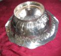 silver pitcher with basin