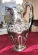 silver pitcher with basin
