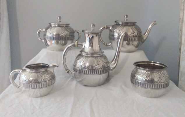 Gorham silver tea and coffee set
