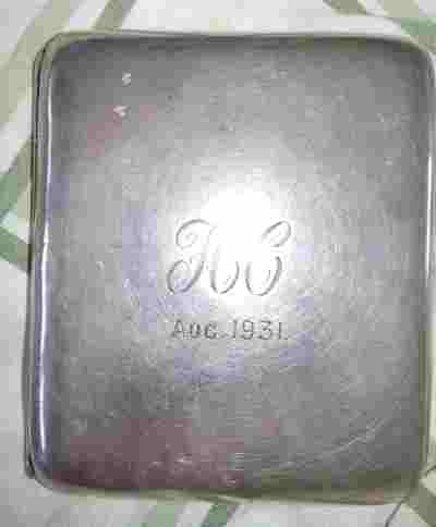 silver cigarette case