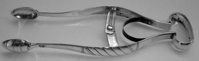 Sugar tongs following the French style, Prague before 1824