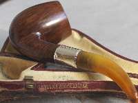 Axfin pipe with silver mounts