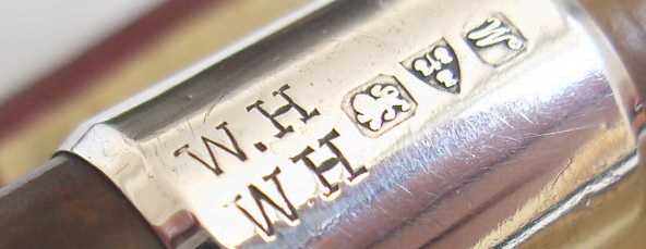 Axfin pipe with silver mounts